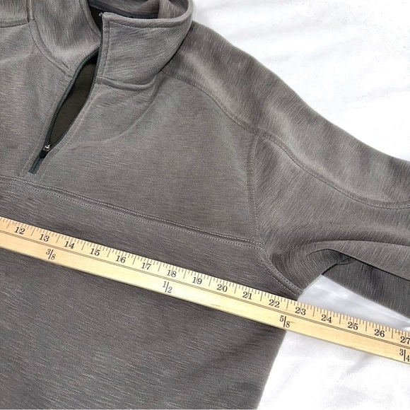 Royal Robbin’s Men’s Sz L Relaxed Fit 1/4 Zip Thick Pullover Sweater Sage Grey - Picture 6 of 12